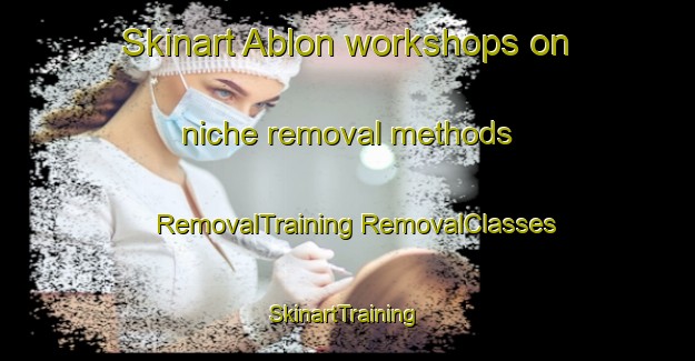 Skinart Ablon workshops on niche removal methods | #RemovalTraining #RemovalClasses #SkinartTraining-France