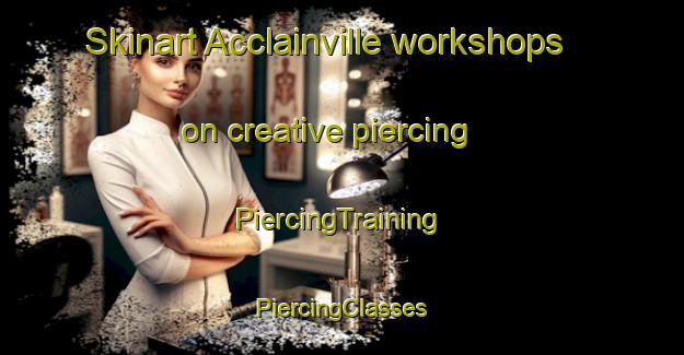 Skinart Acclainville workshops on creative piercing | #PiercingTraining #PiercingClasses #SkinartTraining-France