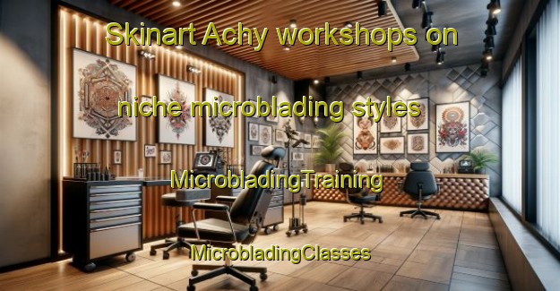 Skinart Achy workshops on niche microblading styles | #MicrobladingTraining #MicrobladingClasses #SkinartTraining-France