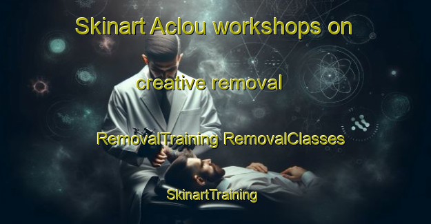 Skinart Aclou workshops on creative removal | #RemovalTraining #RemovalClasses #SkinartTraining-France