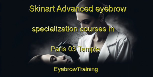 Skinart Advanced eyebrow specialization courses in Paris 03 Temple | EyebrowTraining | EyebrowClasses | SkinartTraining-France