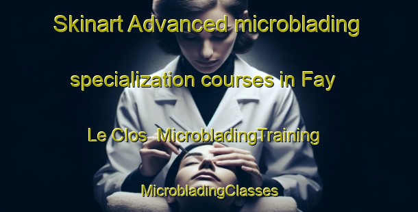 Skinart Advanced microblading specialization courses in Fay Le Clos | #MicrobladingTraining #MicrobladingClasses #SkinartTraining-France