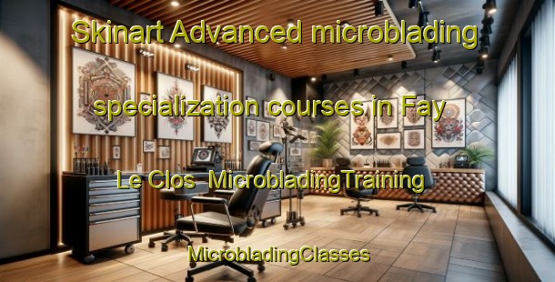 Skinart Advanced microblading specialization courses in Fay Le Clos | #MicrobladingTraining #MicrobladingClasses #SkinartTraining-France