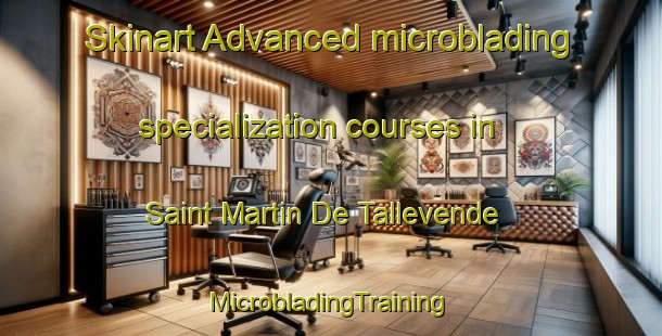 Skinart Advanced microblading specialization courses in Saint Martin De Tallevende | #MicrobladingTraining #MicrobladingClasses #SkinartTraining-France