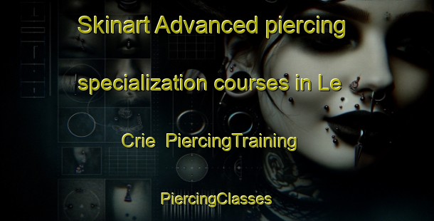 Skinart Advanced piercing specialization courses in Le Crie | #PiercingTraining #PiercingClasses #SkinartTraining-France