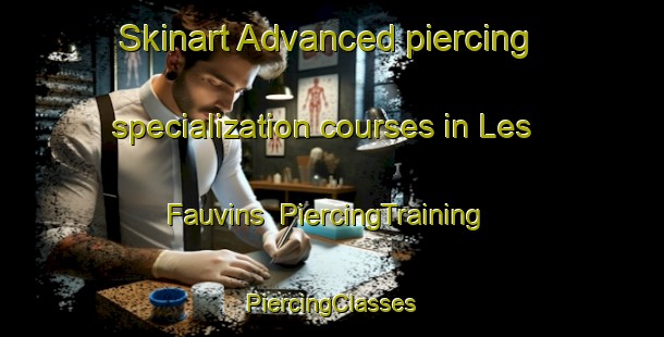 Skinart Advanced piercing specialization courses in Les Fauvins | #PiercingTraining #PiercingClasses #SkinartTraining-France