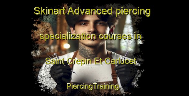 Skinart Advanced piercing specialization courses in Saint Crepin Et Carlucet | #PiercingTraining #PiercingClasses #SkinartTraining-France