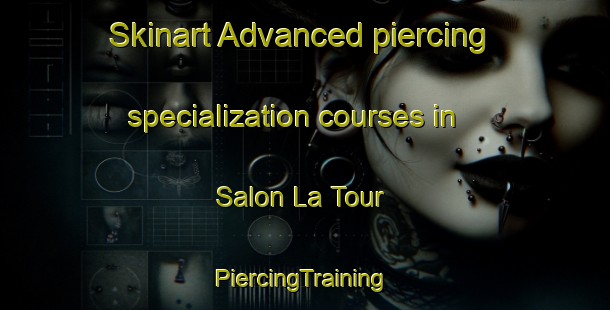 Skinart Advanced piercing specialization courses in Salon La Tour | #PiercingTraining #PiercingClasses #SkinartTraining-France