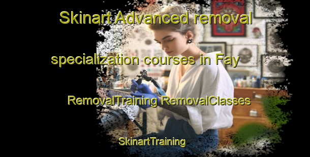 Skinart Advanced removal specialization courses in Fay | #RemovalTraining #RemovalClasses #SkinartTraining-France