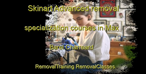 Skinart Advanced removal specialization courses in Max Barel Charreard | #RemovalTraining #RemovalClasses #SkinartTraining-France