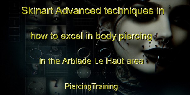 Skinart Advanced techniques in how to excel in body piercing in the Arblade Le Haut area | PiercingTraining | PiercingClasses | SkinartTraining-France