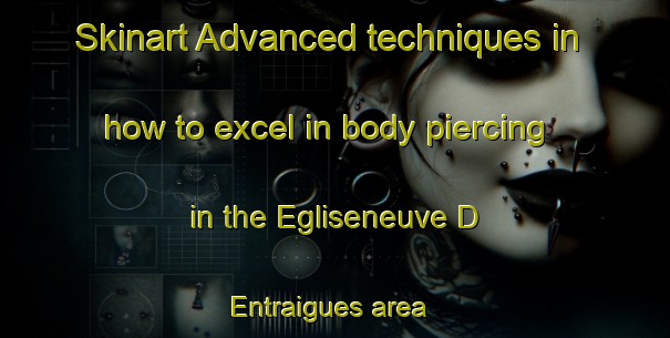 Skinart Advanced techniques in how to excel in body piercing in the Egliseneuve D Entraigues area | PiercingTraining | PiercingClasses | SkinartTraining-France