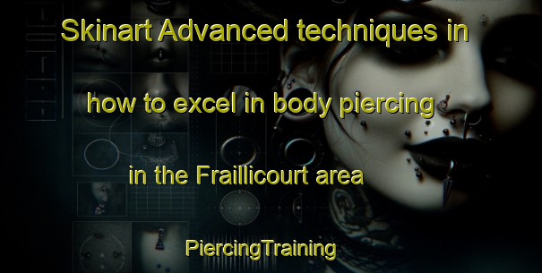 Skinart Advanced techniques in how to excel in body piercing in the Fraillicourt area | PiercingTraining | PiercingClasses | SkinartTraining-France