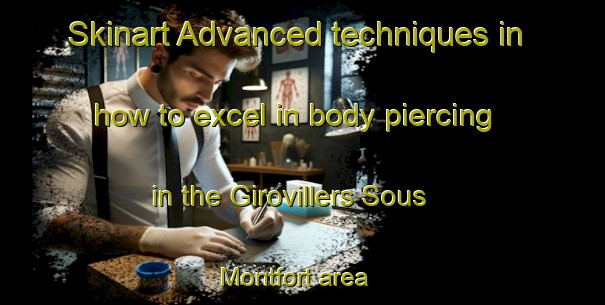 Skinart Advanced techniques in how to excel in body piercing in the Girovillers Sous Montfort area | PiercingTraining | PiercingClasses | SkinartTraining-France