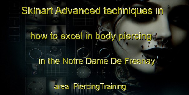 Skinart Advanced techniques in how to excel in body piercing in the Notre Dame De Fresnay area | PiercingTraining | PiercingClasses | SkinartTraining-France