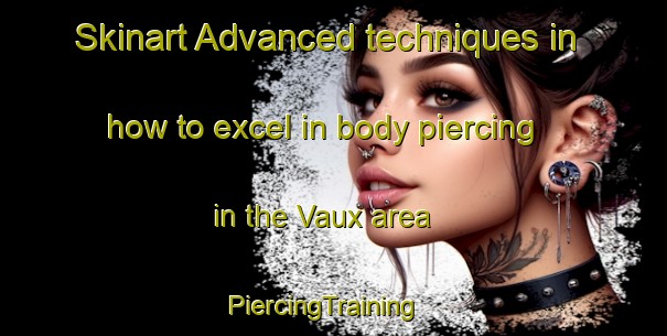 Skinart Advanced techniques in how to excel in body piercing in the Vaux area | PiercingTraining | PiercingClasses | SkinartTraining-France