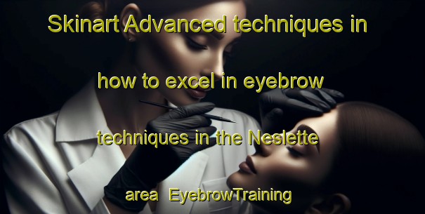 Skinart Advanced techniques in how to excel in eyebrow techniques in the Neslette area | EyebrowTraining | EyebrowClasses | SkinartTraining-France