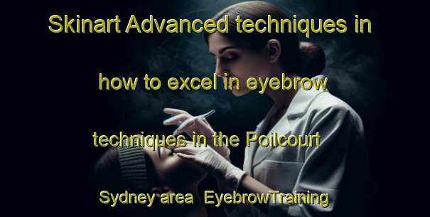 Skinart Advanced techniques in how to excel in eyebrow techniques in the Poilcourt Sydney area | EyebrowTraining | EyebrowClasses | SkinartTraining-France