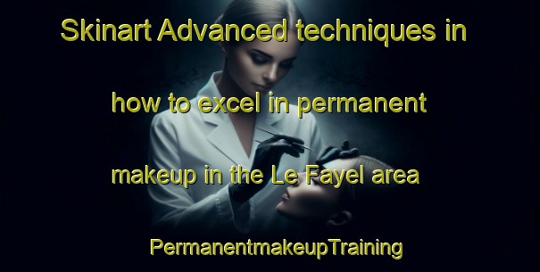 Skinart Advanced techniques in how to excel in permanent makeup in the Le Fayel area | PermanentmakeupTraining | PermanentmakeupClasses | SkinartTraining-France