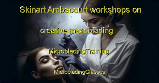 Skinart Ambacourt workshops on creative microblading | #MicrobladingTraining #MicrobladingClasses #SkinartTraining-France