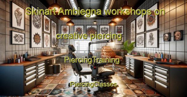 Skinart Ambiegna workshops on creative piercing | #PiercingTraining #PiercingClasses #SkinartTraining-France