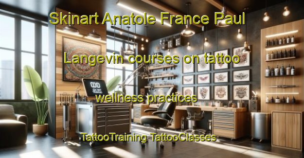 Skinart Anatole France Paul Langevin courses on tattoo wellness practices | #TattooTraining #TattooClasses #SkinartTraining-France