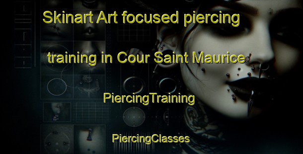 Skinart Art-focused piercing training in Cour Saint Maurice | #PiercingTraining #PiercingClasses #SkinartTraining-France