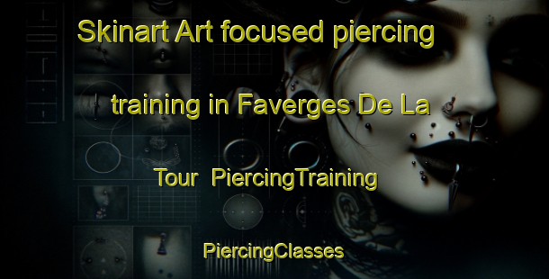 Skinart Art-focused piercing training in Faverges De La Tour | #PiercingTraining #PiercingClasses #SkinartTraining-France