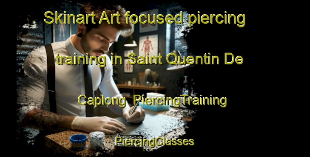 Skinart Art-focused piercing training in Saint Quentin De Caplong | #PiercingTraining #PiercingClasses #SkinartTraining-France