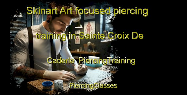 Skinart Art-focused piercing training in Sainte Croix De Caderle | #PiercingTraining #PiercingClasses #SkinartTraining-France