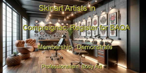 Skinart Artists in Compreignac: Register for BAQA Membership - Demonstrate Professionalism | Body Art Qualification Authority | BAQA-France