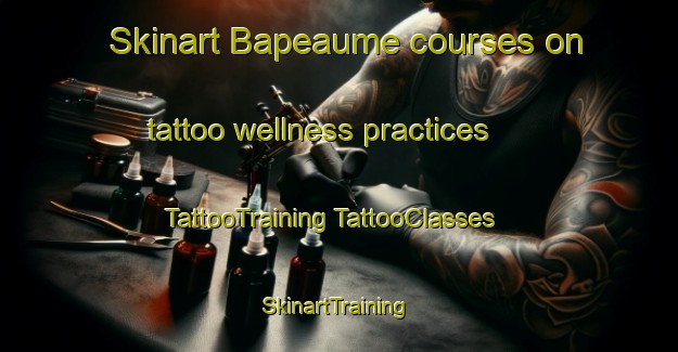 Skinart Bapeaume courses on tattoo wellness practices | #TattooTraining #TattooClasses #SkinartTraining-France