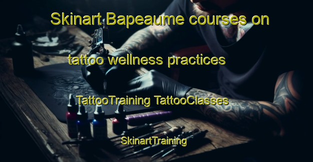 Skinart Bapeaume courses on tattoo wellness practices | #TattooTraining #TattooClasses #SkinartTraining-France