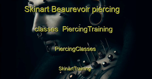 Skinart Beaurevoir piercing classes | #PiercingTraining #PiercingClasses #SkinartTraining-France