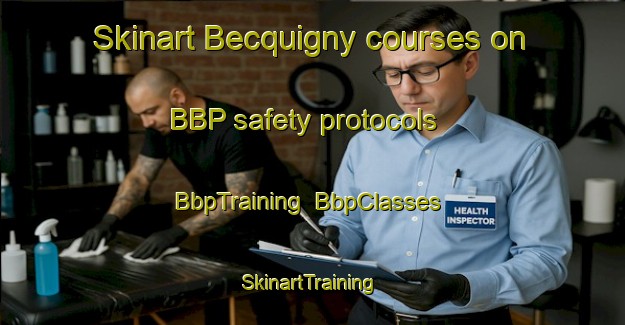 Skinart Becquigny courses on BBP safety protocols | BbpTraining | BbpClasses | SkinartTraining-France