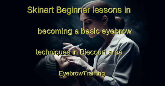 Skinart Beginner lessons in becoming a basic eyebrow techniques in Biecourt area | EyebrowTraining | EyebrowClasses | SkinartTraining-France