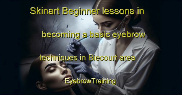 Skinart Beginner lessons in becoming a basic eyebrow techniques in Biecourt area | EyebrowTraining | EyebrowClasses | SkinartTraining-France