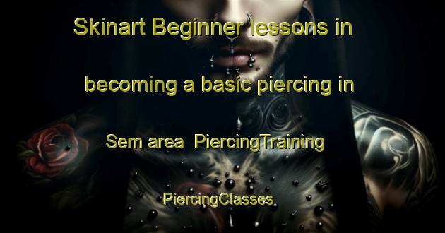 Skinart Beginner lessons in becoming a basic piercing in Sem area | PiercingTraining | PiercingClasses | SkinartTraining-France