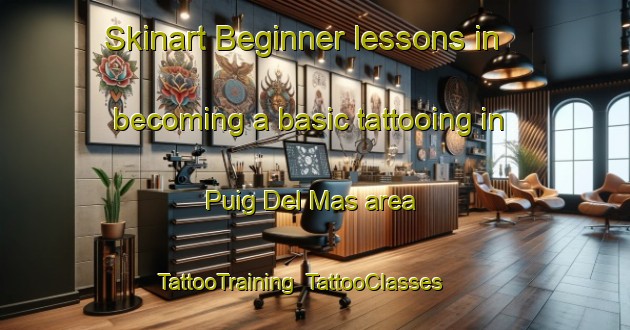 Skinart Beginner lessons in becoming a basic tattooing in Puig Del Mas area | TattooTraining | TattooClasses | SkinartTraining-France
