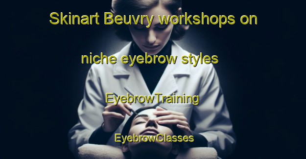 Skinart Beuvry workshops on niche eyebrow styles | EyebrowTraining | EyebrowClasses | SkinartTraining-France