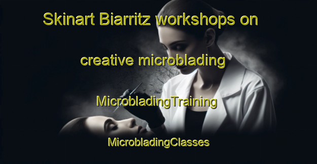 Skinart Biarritz workshops on creative microblading | #MicrobladingTraining #MicrobladingClasses #SkinartTraining-France