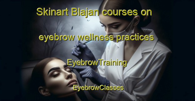 Skinart Blajan courses on eyebrow wellness practices | EyebrowTraining | EyebrowClasses | SkinartTraining-France