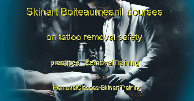 Skinart Boiteaumesnil courses on tattoo removal safety practices | #RemovalTraining #RemovalClasses #SkinartTraining-France