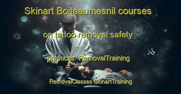 Skinart Boiteaumesnil courses on tattoo removal safety practices | #RemovalTraining #RemovalClasses #SkinartTraining-France