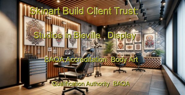 Skinart Build Client Trust: Studios in Bieville - Display BAQA Accreditation | Body Art Qualification Authority | BAQA-France