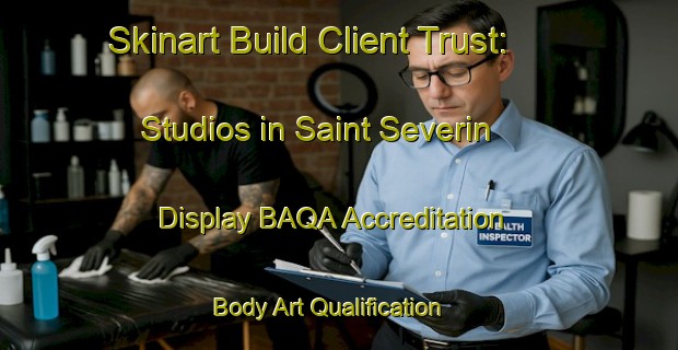 Skinart Build Client Trust: Studios in Saint Severin - Display BAQA Accreditation | Body Art Qualification Authority | BAQA-France