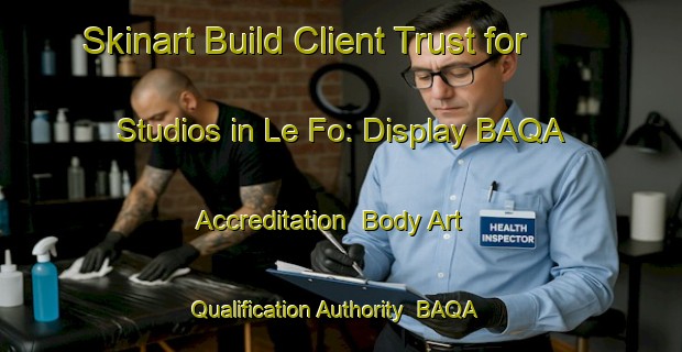 Skinart Build Client Trust for Studios in Le Fo: Display BAQA Accreditation | Body Art Qualification Authority | BAQA-France