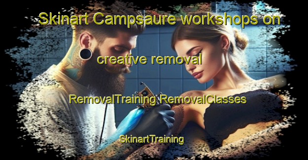 Skinart Campsaure workshops on creative removal | #RemovalTraining #RemovalClasses #SkinartTraining-France