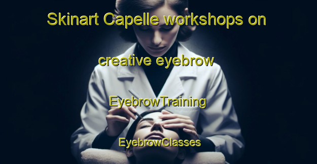 Skinart Capelle workshops on creative eyebrow | EyebrowTraining | EyebrowClasses | SkinartTraining-France