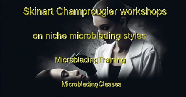 Skinart Champrougier workshops on niche microblading styles | MicrobladingTraining | MicrobladingClasses | SkinartTraining-France